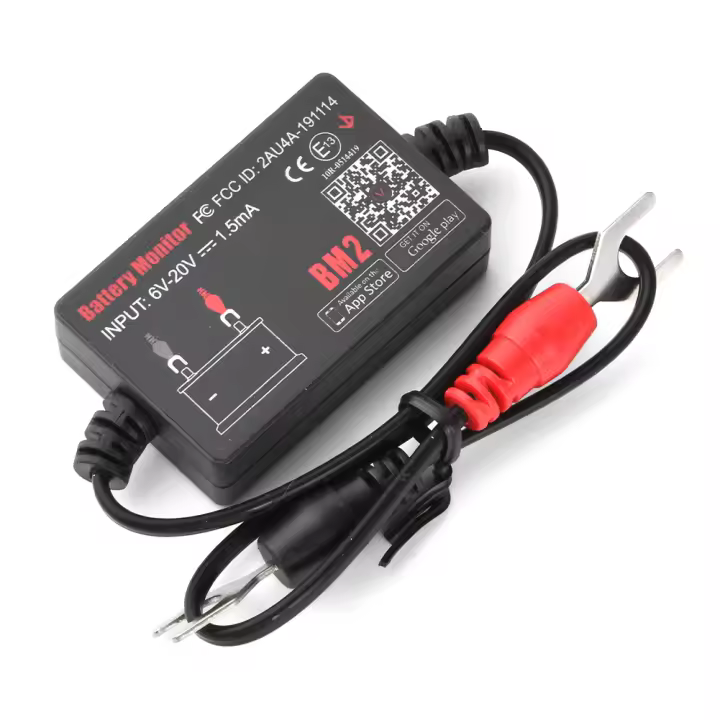 Monitor de batería de coche BM2 probador de carga de batería de 12V Compatible con Bluetooth analizador de prueba de carga de arranque inalámbrico para Android iOS - 1