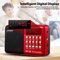 Mini Radio portátil recargable de mano, reproductor Digital FM, USB, TF, MP3, altavoz Stonego, dispositivos, suministros - details 1