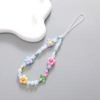 Cordón de teléfono con cuentas hecho a mano, correa de muñeca con cuentas, cadena de teléfono con perlas, eslinga antipérdida colorida, accesorios para teléfono móvil - details 12