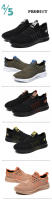 Zapatillas deportivas de malla verde para hombre, zapatos deportivos transpirables con cordones, antideslizantes, informales - details 2