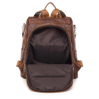Mochila 3 en 1 para mujer, bolso de hombro femenino, Vintage, de cuero suave, Mochila de viaje de lujo para niña - details 26