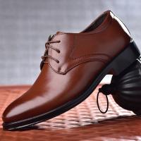 Zapatos formales informales para Hombres, calzado de cuero, diseño de boda Social, puntiagudo del dedo del pie, color Negro - details 3