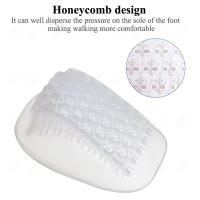 EiD-plantillas de Gel de silicona suave para el talón, soporte para el dolor de pies, masajeador de pies, cuidado, plantilla de medio talón, aumento de altura - details 4