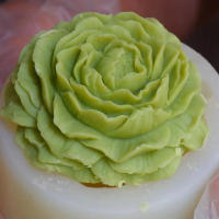 1 molde de silicona para hornear con diseño de peonía, molde para chocolate, herramientas de decoración de pasteles de boda, gelatina, fondant, pasteles, chocolate, velas, molde DIY para manualidades, regalo hecho a mano - details 3