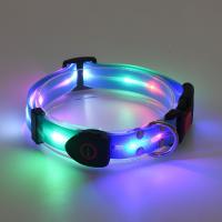 Nuevo collar luminoso LED para mascotas, correa de nailon para perros con correas de pvc - details 5