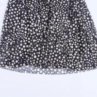 Vestido largo casual de verano 2025 para mujer con lunares, cuello halter, espalda descubierta y dobladillo suelto. - details 4