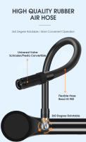Mini bomba de choque para neumáticos de bicicleta, bomba de horquilla de mano portátil, 320PSI, bomba de aire para bicicleta con válvulas Presta Schrader digitales de presión - details 8