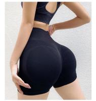 Pantalones cortos deportivos de Yoga para mujer, pantalones cortos ajustados elásticos de cintura alta, sin costuras, secado rápido, fitness - details 16