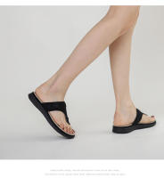 Chanclas para mujer, moda exterior, verano 2025, sandalias de cuña con suela gruesa - details 4