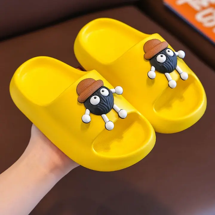 Zapatillas de Baño Antideslizantes para Niños Dibujos Animados Suelas Suaves Baño Interior Lindo - 1