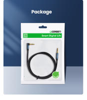 UGREEN Cable de Audio Conector Masculino-Masculino Longitud de 0.5m/1m/1.5m/2m - details 11