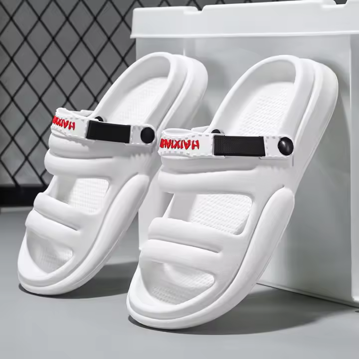Zapatillas hombre verano 2024 nuevo uso exterior niños pisando mierda sensación deportes conducción sandalias de playa de suela blanda de doble propósito - 1