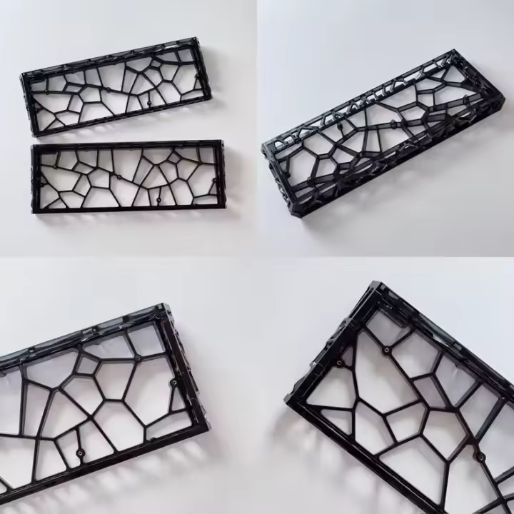 Caja de Teclado Acrílica Personalizada Transparente 60% Tablero para Bricolaje - 1