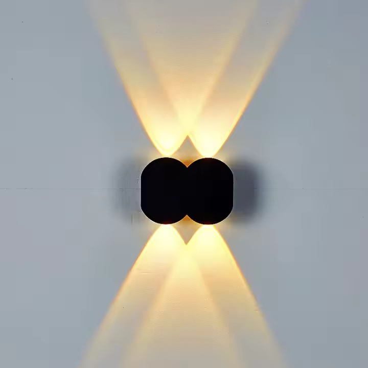 Luz de Pared Impermeable de Estilo Nórdico Minimalista Diseño Creativo de Lámpara de Pared para Jardín y Puerta Iluminación y Decoración - 1
