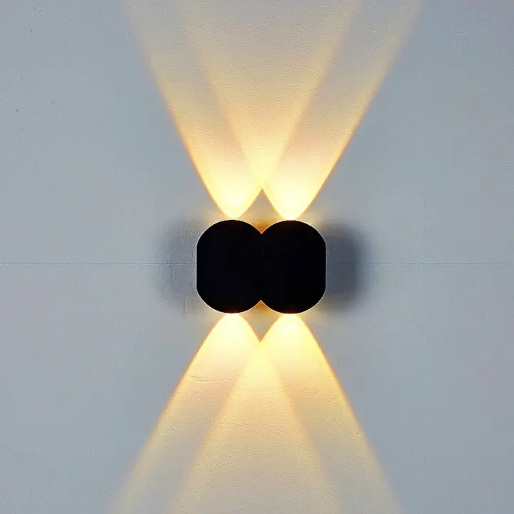 Luz de Pared Impermeable de Estilo Nórdico Minimalista Diseño Creativo de Lámpara de Pared para Jardín y Puerta Iluminación y Decoración - 1