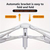 Tienda de campaña con cielo estrellado de doble capa, tienda plegable impermeable automática para 3-4 personas - details 4