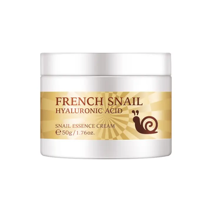 Crema Facial de Caracol LAIKOU 50ML Hidratante de Ácido Hialurónico Reafirmante de Piel - 1
