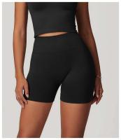 Pantalones cortos deportivos sin costuras para mujer, monos push-pull de cintura alta para gimnasio, ropa de yoga - details 17