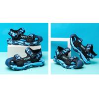 Sandalias de playa de verano para niños, sandalias deportivas antideslizantes transpirables, zapatos de playa para exteriores para niños, zapatos de seguridad planos suaves con punta cerrada - details 17