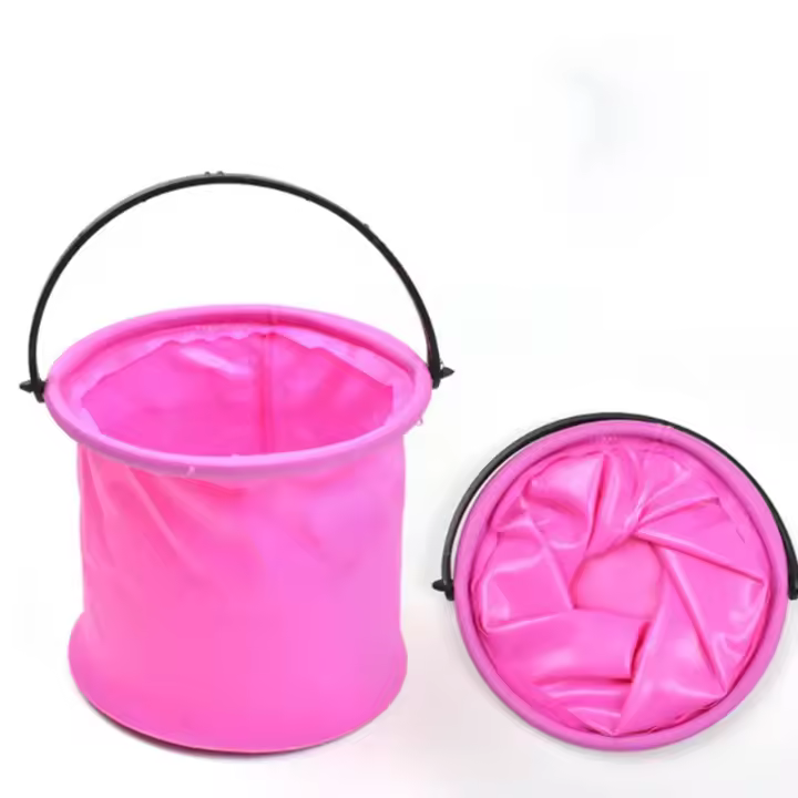 Cubo de Arena de Playa Plegable Herramienta de Jardín para Diversión de Verano para Niños - 1