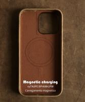 Funda de lujo para iPhone 15 Pro Max Cuero genuino Magsafe Cubierta completa - details 8