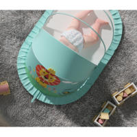 Cuna mosquitera niños plegable bebé mosquitera cubierta yurta sin fondo libre instalación antimosquitos cubierta - details 3