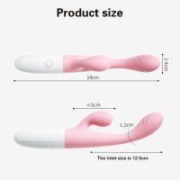 Leten conejo consolador vibrador punto G clítoris pezón estimulador vagina masajeador masturbador femenino orgasmo erótico juguetes sexuales para mujeres - details 13