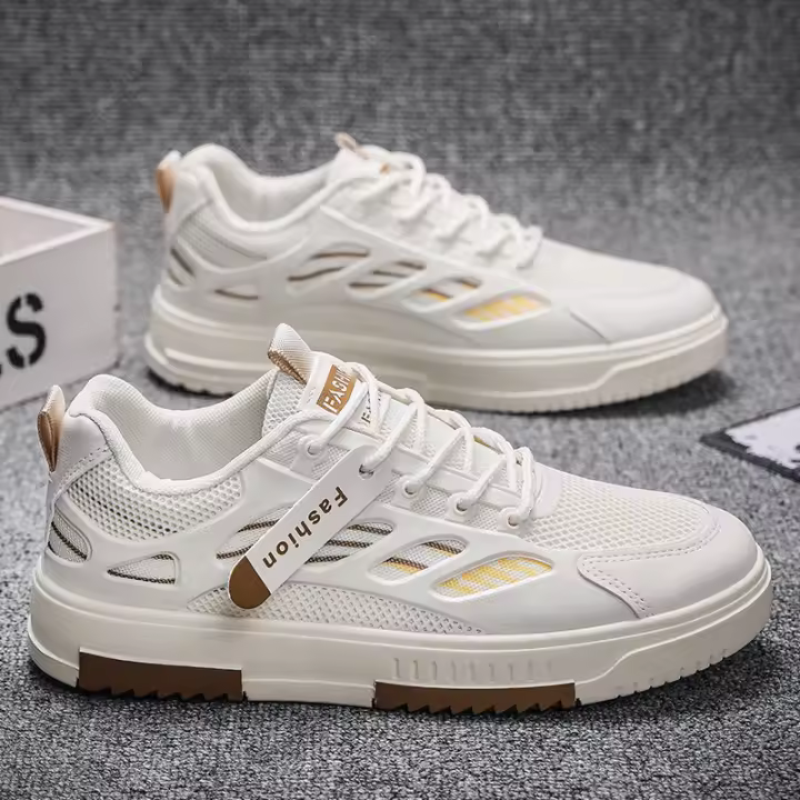 Zapatos deportivos para hombre de verano transpirables, diseño moderno, suela baja. - 1