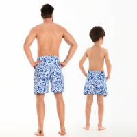 Bañador modelo padre-hijo, nuevo padre e hijo pantalones de hombre natación, pantalones de playa de gran tamaño - details 8
