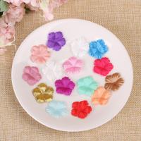 Hojas de seda para manualidades, 100 piezas, rosas, pétalos, accesorio para álbum de recortes, flores artificiales de cinco pétalos - details 5