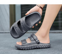 Sandalias para hombre, nuevo estilo de verano, fáciles de usar con sensación de pisar caca, zapatos de playa simples e informales, antideslizantes de doble uso - details 12