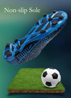 Zapatos de fútbol para hombre, botas de fútbol para exteriores, zapatos de tacos de fútbol para niños, zapatillas de entrenamiento antideslizantes transpirables, entrenadores de Futsal de césped - details 7