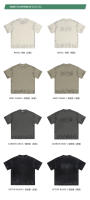 Camiseta con pintura, camisetas desgastadas lavadas Vintage para hombre, camisetas con estampado de pintura para hombre - details 5