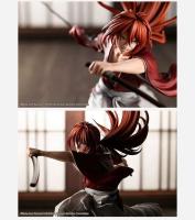 1/8 Kotobukiya PV152 ARTFX J Himura Kenshin 20CM figura de Anime modelo coleccionable juguetes de acción regalos - details 1