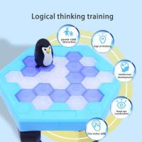 Tocar-rompecabezas de mesa de entrenamiento para Niños y niñas, Juguete infantil para salvar al pingüino, el hielo - details 2