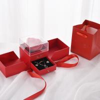 El diseño estilo cajón de la caja de regalo Eternal Rose contiene joyas, lo que lo convierte en un regalo romántico para crear s - details 6