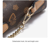 FOXER-Bolso de hombro cruzado de PVC para mujer, bolsa pequeña de cubo, bolso de teléfono estampado femenino con colgante - details 11