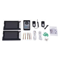 Timbre con vídeo LCD de 7 pulgadas, Kit de intercomunicador, 2 monitores, visión nocturna, 15V, sistema de intercomunicación - details 2