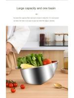 Colador de Arroz de Acero Inoxidable 304 Herramienta de Cocina para Lavado de Frutas y Verduras - details 7