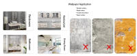 Pegatina de Pared de Mármol Vinílico Papel Tapiz Adhesivo Impermeable para Baño, Cocina, Armario - details 16