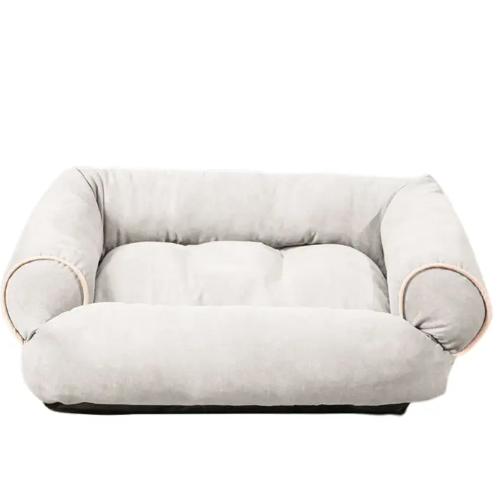 Cama tumbona lavable a máquina para mascotas, súper suave, felpa, esponjosa, calentamiento - 1