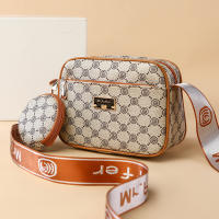 Nuevo bolso de mujer con estampado de colores en contraste, mochila de hombro informal, bolso de mensajero, conjunto de dos piezas para madre e hijo - details 0