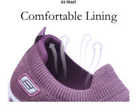 Zapatos antideslizantes de marca para correr para mujer, zapatos deportivos al aire libre de alta calidad, zapatillas transpirables para caminar y trotar, zapatos de tenis para mujer - details 8