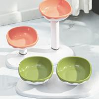 Cuenco ajustable para mascotas de gran capacidad, cuenco desmontable para base alta para gatos, cuenco doble de plástico, cuenco de alimentación para comida de perros, gatitos y cachorros - details 13