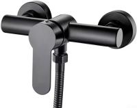 Grifo de ducha de acero inoxidable 304, mezclador de ducha caliente y fría para baño, negro, 1 pieza - details 0