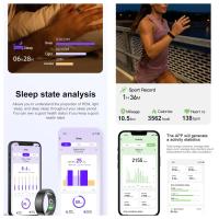 Anillos Inteligentes Trackers de Fitness para Hombres y Mujeres Rastreo de Sleep Heart Rate - details 4