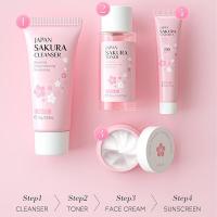 4 unids/set conjuntos de cuidado de la piel productos de crema limpiadora tóner Facial cuidado hidratante protector solar antienvejecimiento - details 12
