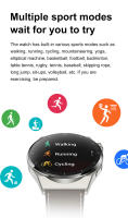 Relojes mujer inteligentes Fitness deporte Bluetooth llamada Despertador sano dormir ritmo cardíaco presión arterial hombre reloj - details 15