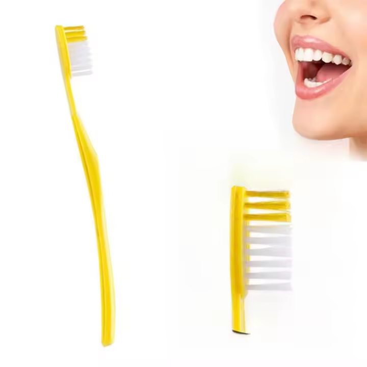 Kit de cepillo de dientes desechable portátil ideal para viajes y uso en hoteles - 1