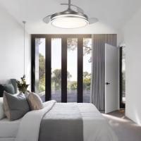 Ventilador de Techo con Motor DC y Aspas Desplegables con Luz Led 36W MEMORIA y Regulable en intensidad DIMMER (Luz nocturna) - Silencioso y eficiente - Control Remoto incluido - Ideal para dormitorios y Comedores - details 4